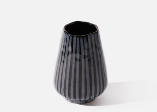 Bundled Item: Accent Decor 7.5" Trace Vase, Black